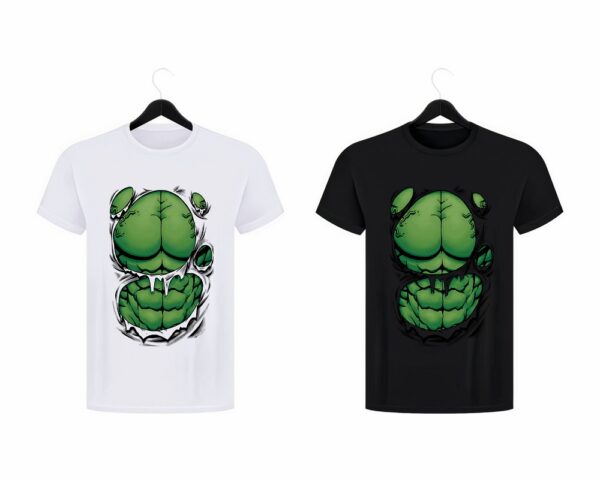 Μπλούζα με στάμπα hulk!