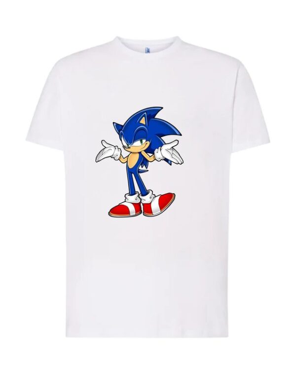 Μπλούζα με στάμπα Sonic!