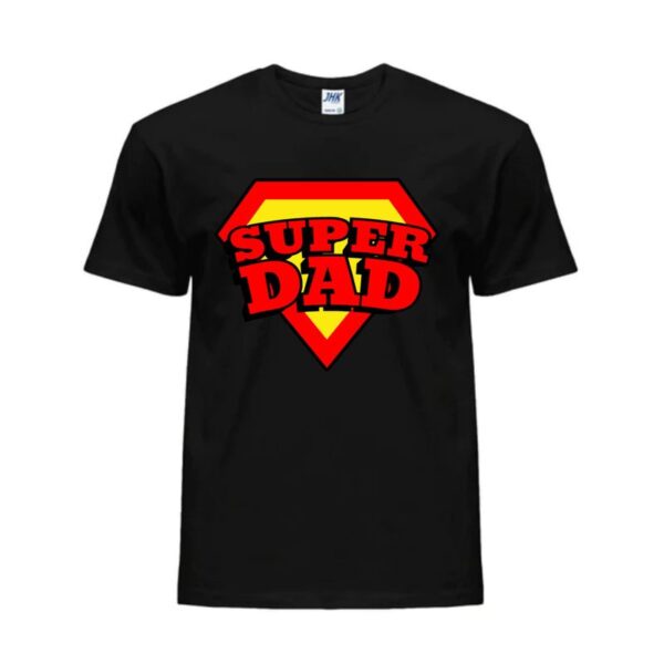 Μπλούζα με στάμπα Super dad! - Image 2