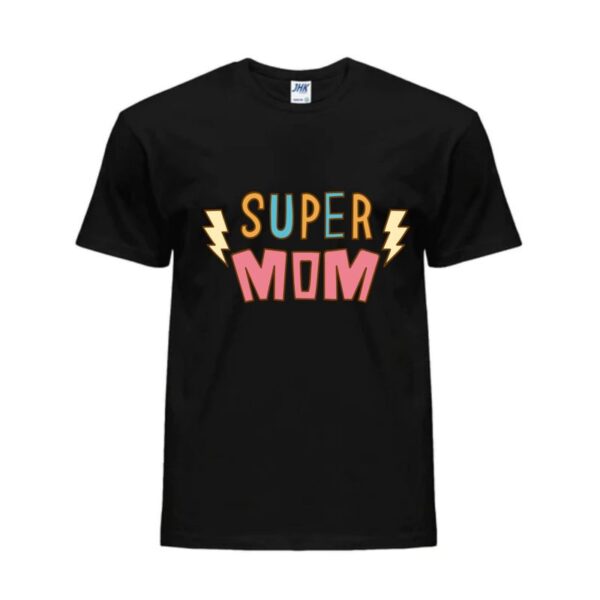 Μπλούζα με στάμπα Super mom! - Image 2